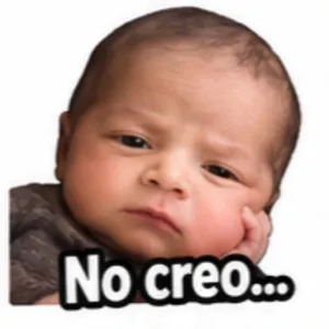 No creo... - getsticker.com