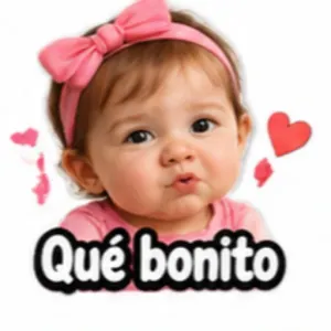 Qué bonito - getsticker.com