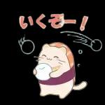 寿司猫の冬スタンプ〜〜