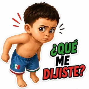 ¿QUE ME DIJISTE? - getsticker.com