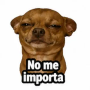 No me importa - getsticker.com