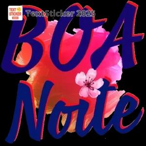 Boa Noite - getsticker.com