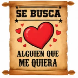 SE BUSCA ALGUIEN QUE ME QUIERA - getsticker.com
