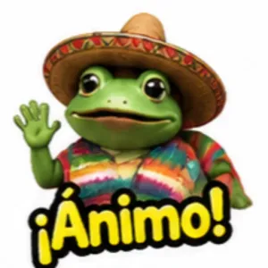 ¡Ánimo! - getsticker.com