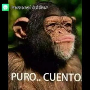 PURO.. CUENTO! - getsticker.com