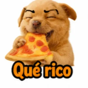 Qué rico - getsticker.com