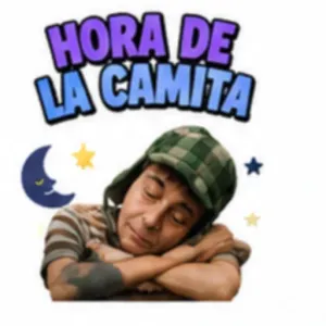 HORA DE LA CAMITA - getsticker.com