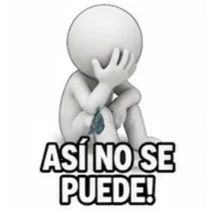 ASÍ NO SE PUEDE! - getsticker.com