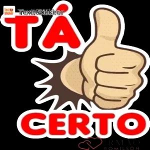 TÁ CERTO - getsticker.com