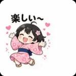 夏祭り浴衣ちびスタンプ！