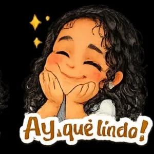 Ay, qué linda! - getsticker.com