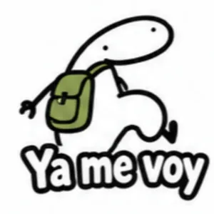 Ya me voy - getsticker.com