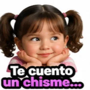 Te cuento un chisme... - getsticker.com