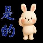 可愛白兔-實用短語