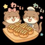 ラッコのあまいひととき