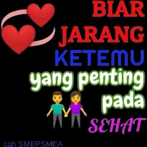 BIAR JARANG KETEMU YANG PENTING PADA SEHAT cah SMEPSMEA - getsticker.com