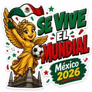 SE VE EL MUNDIAL México 2026 - getsticker.com