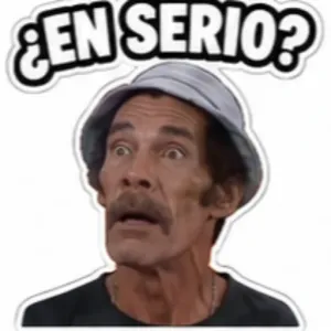 ¿EN SERIO? - getsticker.com