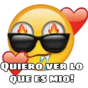 QUIERO VER LO QUE ES MIO! - getsticker.com