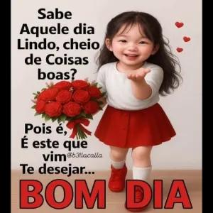 Sabe Aquele dia Lindo, cheio de Coisas boas? Pois é, É este que vim @b3llacalla Te desejar... BOM DIA - getsticker.com
