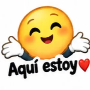 Aquí estoy❤ - getsticker.com