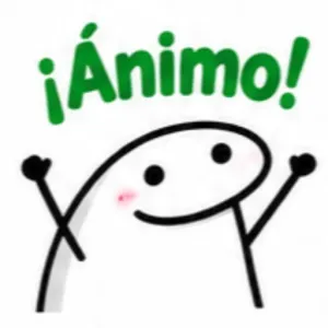 ¡Ánimo! - getsticker.com