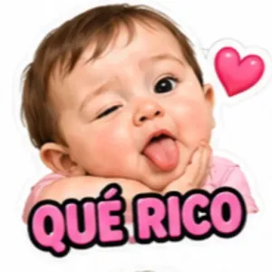 QUÉ RICO - getsticker.com