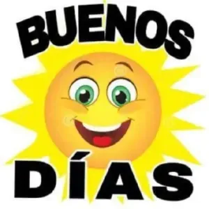 BUENOS DÍAS - getsticker.com