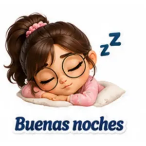Buenas noches - getsticker.com