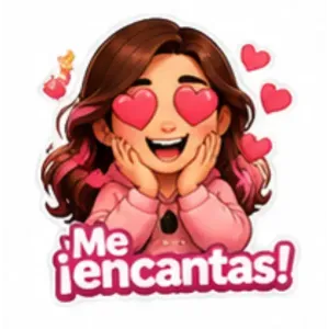 Me ¡encantas! - getsticker.com