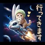 ずっと使える メロン帽が可愛い 猫とウサギ