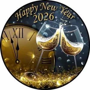 Happy New Year 2026 - getsticker.com