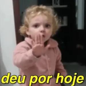 deu por hoje - getsticker.com