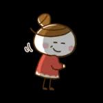 大人かわいい♪おだんご女子(冬スタンプ)