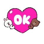 棕熊和白兔可爱表情包