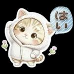 ぷっくりにゃん♡大人かわいいシール風