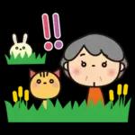 ばぁば❤︎言葉はいらない春のスタンプ