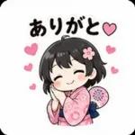 夏祭り浴衣ちびスタンプ！