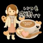 【3D】背景が動く♡大人ガーリー＊冬