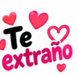 Te extraño - getsticker.com