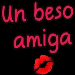 Un beso amiga - getsticker.com