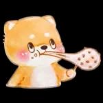 ぷくつやシール❤️いやしばいぬ❤️柴犬敬語