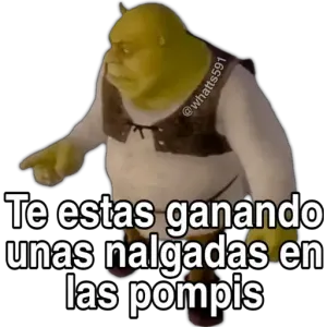 Te estas ganando unas nalgadas en las pompis - getsticker.com