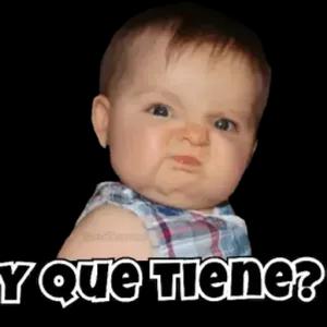 ¿Y que tiene? - getsticker.com