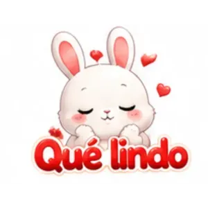 Qué lindo - getsticker.com