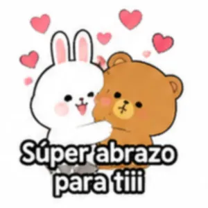 Súper abrazo para tiii - getsticker.com