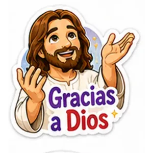 Gracias a Dios - getsticker.com
