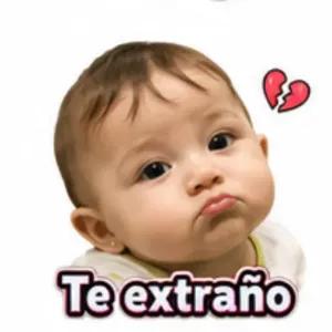 Te extraño - getsticker.com