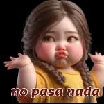 Pegatinas de niña