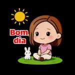 Adesivos de meninas fofas